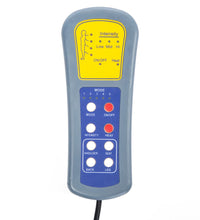 Elektrischer Massagesessel Lila Stoff