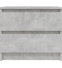 Nachttisch Betongrau 50x39x43,5 cm Holzwerkstoff