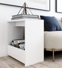 Beistelltisch Weiß 50x26x50 cm Holzwerkstoff