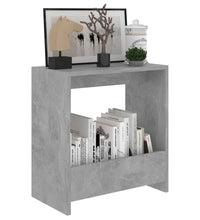 Beistelltisch Betongrau 50x26x50 cm Holzwerkstoff
