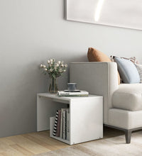 Beistelltisch Weiß 59x36x38 cm Holzwerkstoff