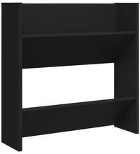 Wand-Schuhschränke 4 Stk. Schwarz 60x18x60 cm Holzwerkstoff