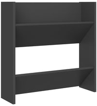 Wand-Schuhschränke 4 Stk. Grau 60x18x60 cm Holzwerkstoff