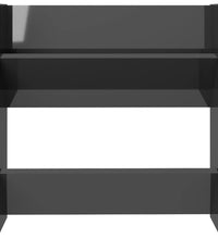 Wand-Schuhschränke 4 Stk. Hochglanz-Grau 60x18x60cm