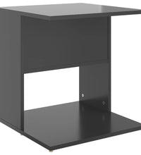 Beistelltisch Hochglanz-Grau 45x45x48 cm Holzwerkstoff