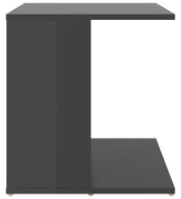 Beistelltisch Hochglanz-Grau 45x45x48 cm Holzwerkstoff