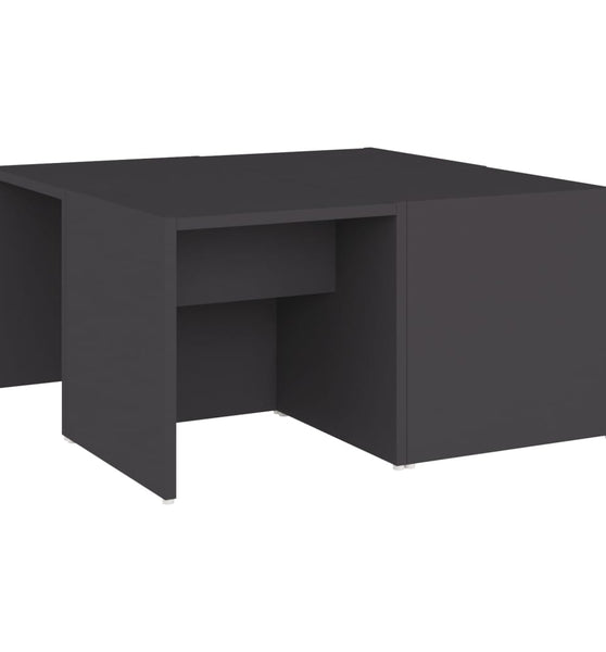 Couchtische 4 Stk. Grau 33x33x33 cm Holzwerkstoff