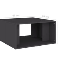 Couchtische 4 Stk. Grau 33x33x33 cm Holzwerkstoff