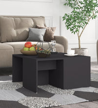 Couchtische 4 Stk. Grau 33x33x33 cm Holzwerkstoff