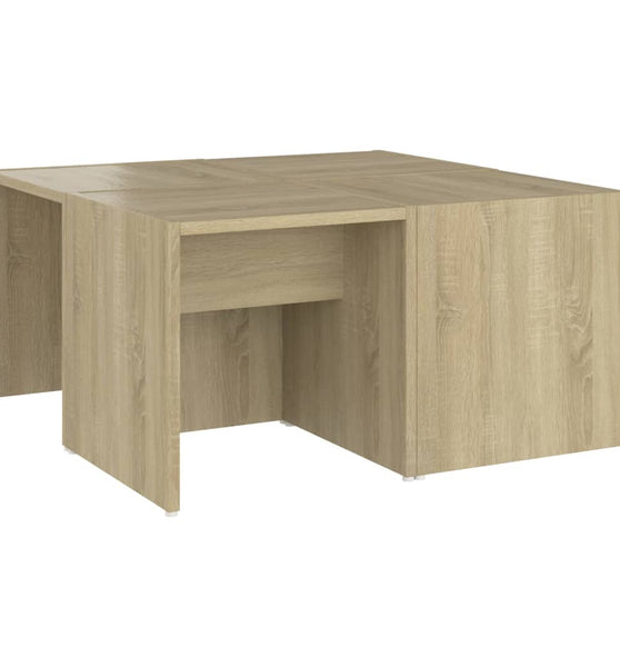 Couchtische 4 Stk. Sonoma-Eiche 33x33x33 cm Holzwerkstoff