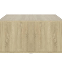 Couchtische 4 Stk. Sonoma-Eiche 33x33x33 cm Holzwerkstoff