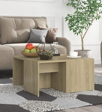 Couchtische 4 Stk. Sonoma-Eiche 33x33x33 cm Holzwerkstoff