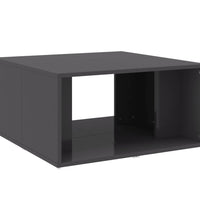 Couchtische 4 Stk. Hochglanz-Grau 33x33x33 cm Holzwerkstoff