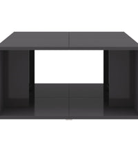 Couchtische 4 Stk. Hochglanz-Grau 33x33x33 cm Holzwerkstoff