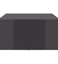Couchtische 4 Stk. Hochglanz-Grau 33x33x33 cm Holzwerkstoff