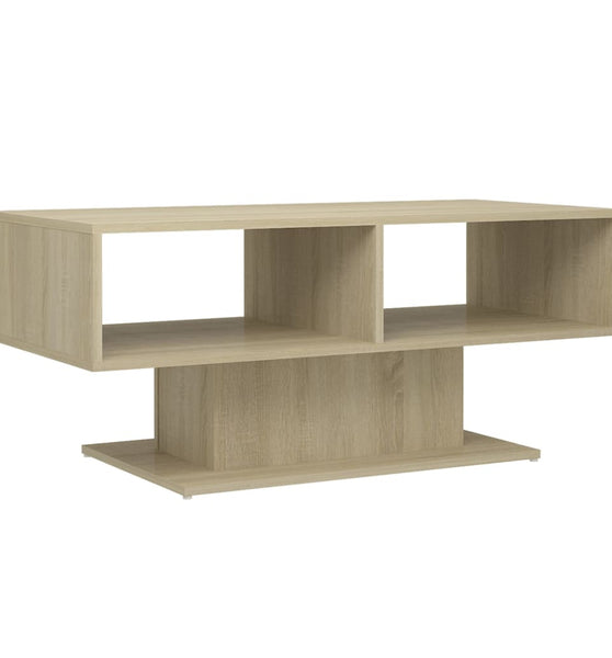 Couchtisch Sonoma-Eiche 103,5x50x44,5 cm Holzwerkstoff