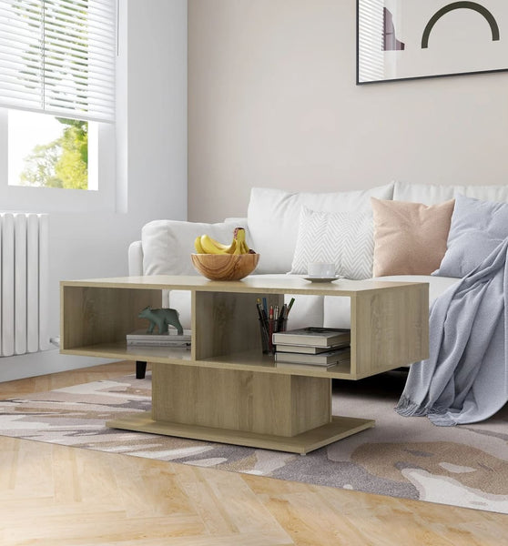 Couchtisch Sonoma-Eiche 103,5x50x44,5 cm Holzwerkstoff