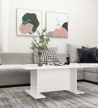 Couchtisch Weiß 103,5x60x40 cm Holzwerkstoff