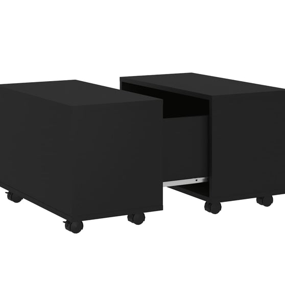 Couchtisch Schwarz 60x60x38 cm Holzwerkstoff