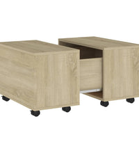Couchtisch Sonoma-Eiche 60x60x38 cm Holzwerkstoff