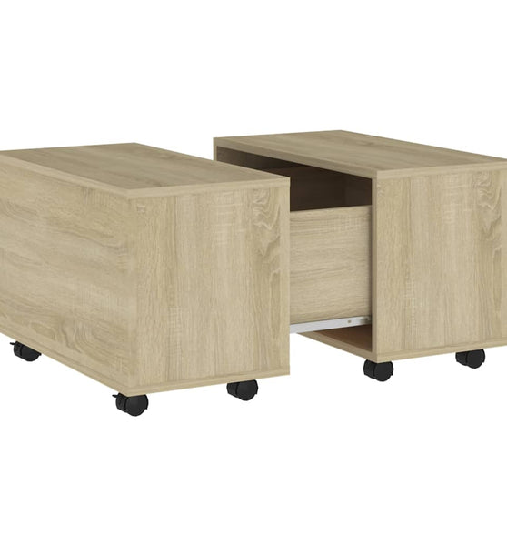 Couchtisch Sonoma-Eiche 60x60x38 cm Holzwerkstoff