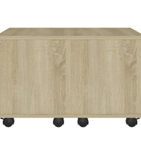 Couchtisch Sonoma-Eiche 60x60x38 cm Holzwerkstoff