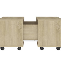 Couchtisch Sonoma-Eiche 60x60x38 cm Holzwerkstoff