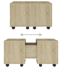 Couchtisch Sonoma-Eiche 60x60x38 cm Holzwerkstoff