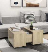 Couchtisch Sonoma-Eiche 60x60x38 cm Holzwerkstoff