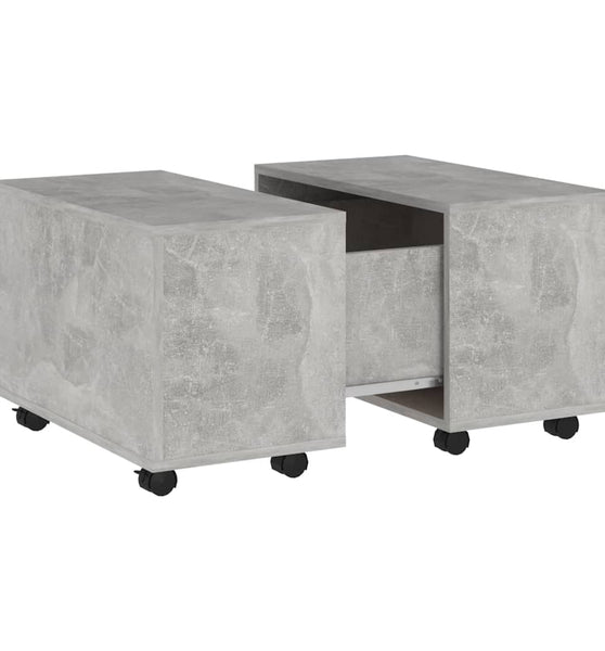 Couchtisch Betongrau 60x60x38 cm Holzwerkstoff