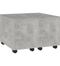 Couchtisch Betongrau 60x60x38 cm Holzwerkstoff