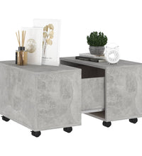 Couchtisch Betongrau 60x60x38 cm Holzwerkstoff