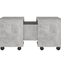 Couchtisch Betongrau 60x60x38 cm Holzwerkstoff