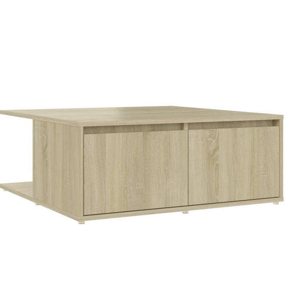 Couchtisch Sonoma-Eiche 80x80x31 cm Holzwerkstoff