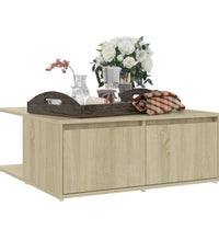 Couchtisch Sonoma-Eiche 80x80x31 cm Holzwerkstoff
