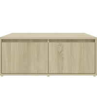Couchtisch Sonoma-Eiche 80x80x31 cm Holzwerkstoff