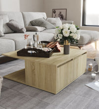 Couchtisch Sonoma-Eiche 80x80x31 cm Holzwerkstoff
