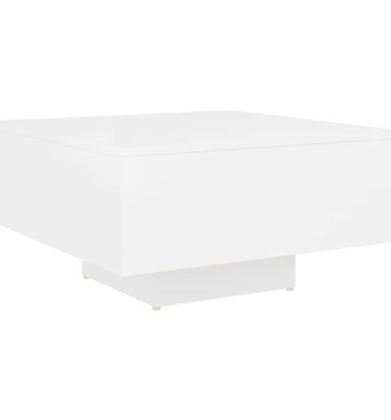 Couchtisch Weiß 60x60x31,5 cm Holzwerkstoff