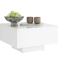 Couchtisch Weiß 60x60x31,5 cm Holzwerkstoff