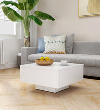 Couchtisch Weiß 60x60x31,5 cm Holzwerkstoff