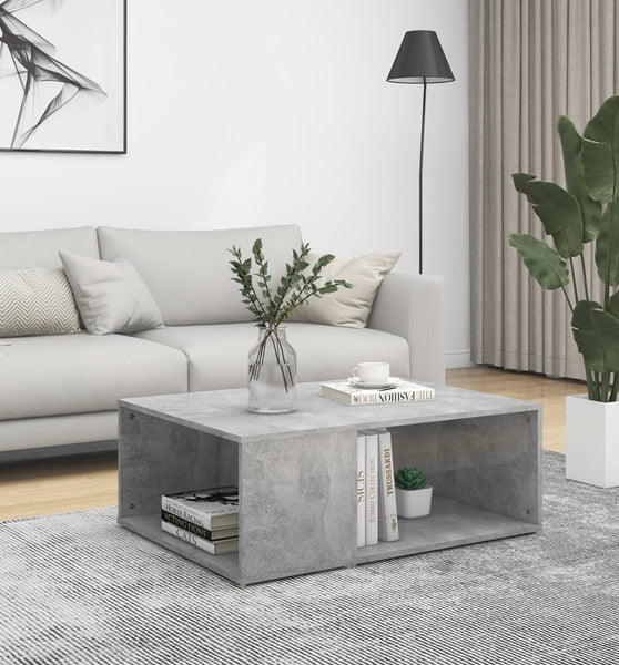 Couchtisch Betongrau 90x67x33 cm Holzwerkstoff
