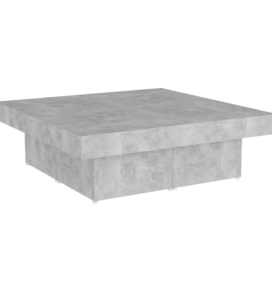 Couchtisch Betongrau 90x90x28 cm Holzwerkstoff