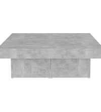 Couchtisch Betongrau 90x90x28 cm Holzwerkstoff