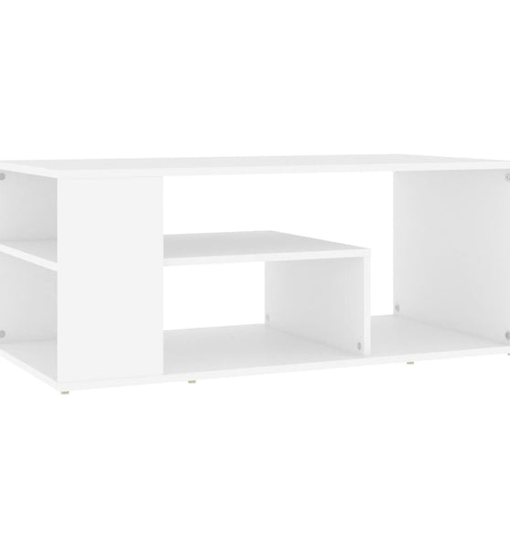 Couchtisch Weiß 100x50x40 cm Holzwerkstoff
