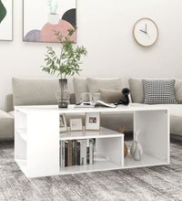 Couchtisch Weiß 100x50x40 cm Holzwerkstoff