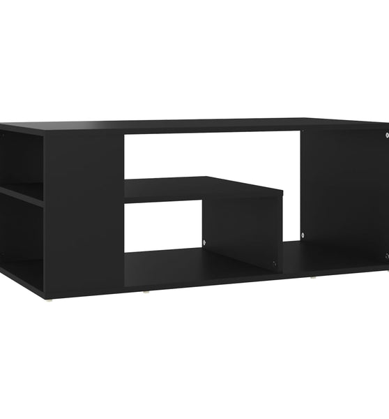 Couchtisch Schwarz 100x50x40 cm Holzwerkstoff