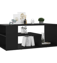Couchtisch Schwarz 100x50x40 cm Holzwerkstoff