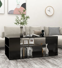 Couchtisch Schwarz 100x50x40 cm Holzwerkstoff
