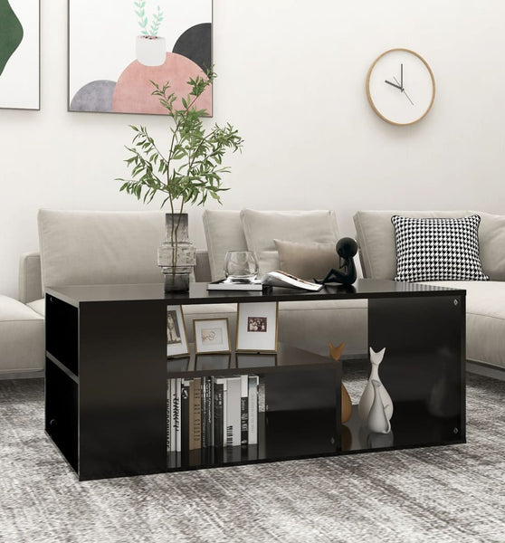 Couchtisch Schwarz 100x50x40 cm Holzwerkstoff