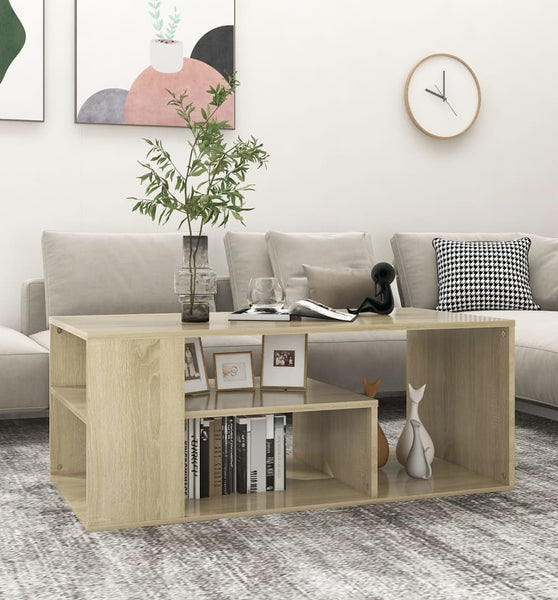 Couchtisch Sonoma-Eiche 100x50x40 cm Holzwerkstoff